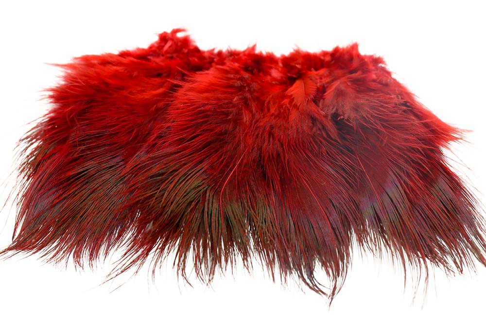 Ringneck Rump Hackle - Red