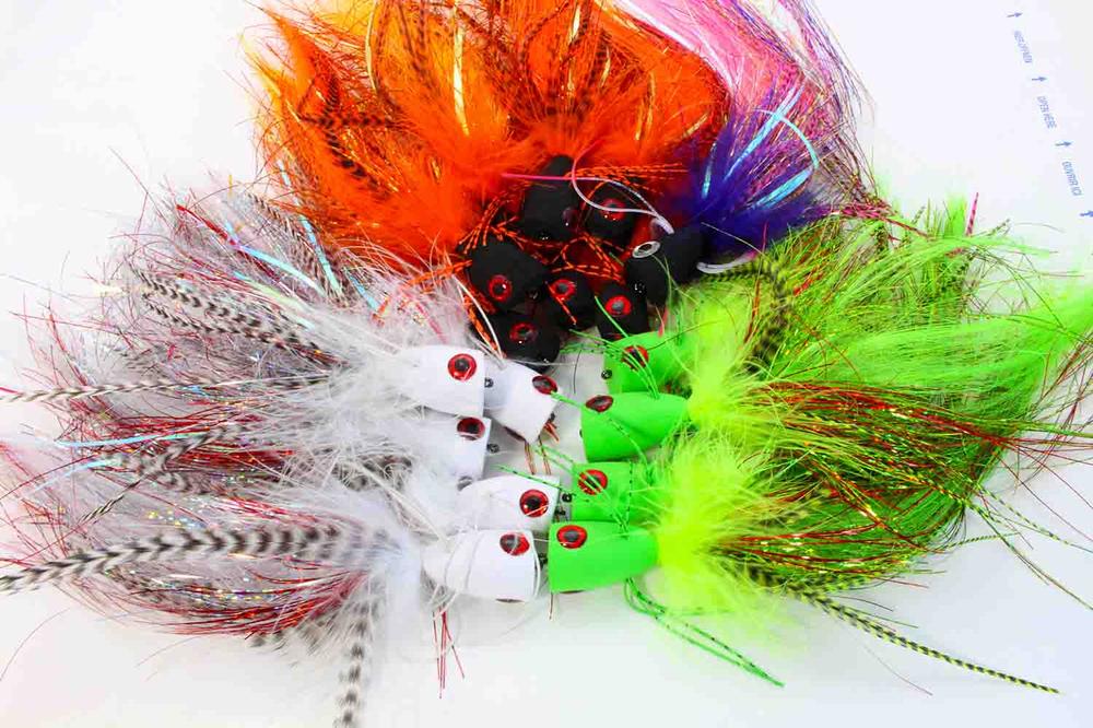 Selected Gedde Sadelfjer - Grizzly Orange