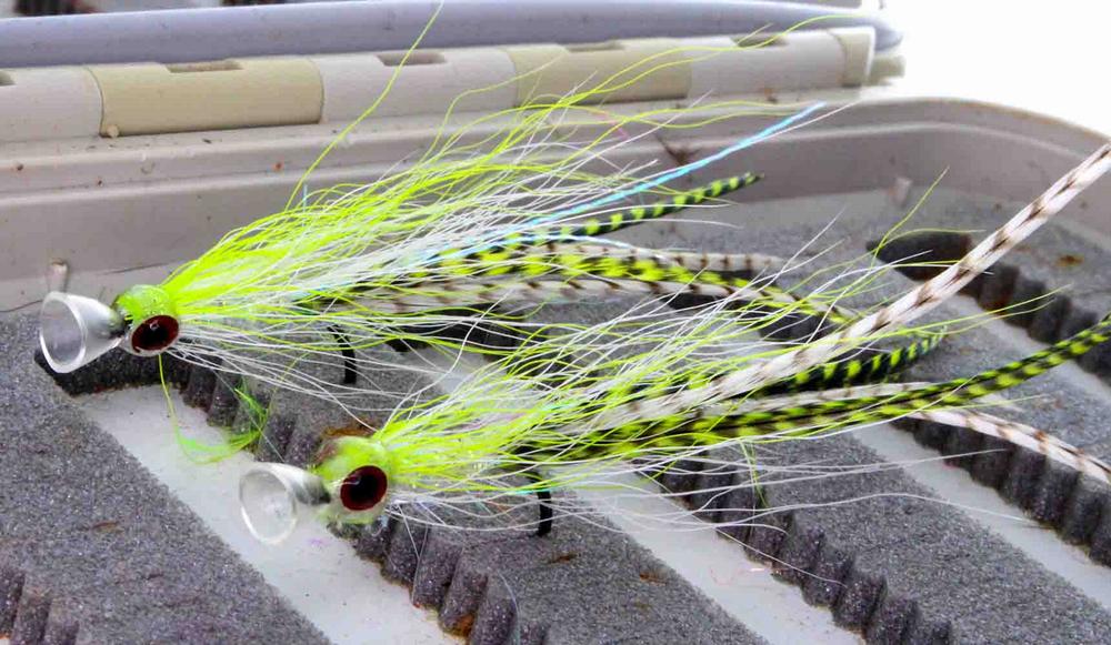 Bucktail Pieces - Fl. Chartreuse