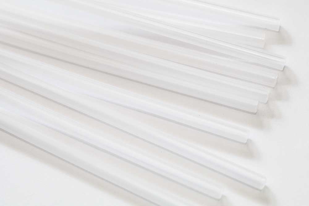 Rør 3 mm - Klar (10 stk * 20 cm)