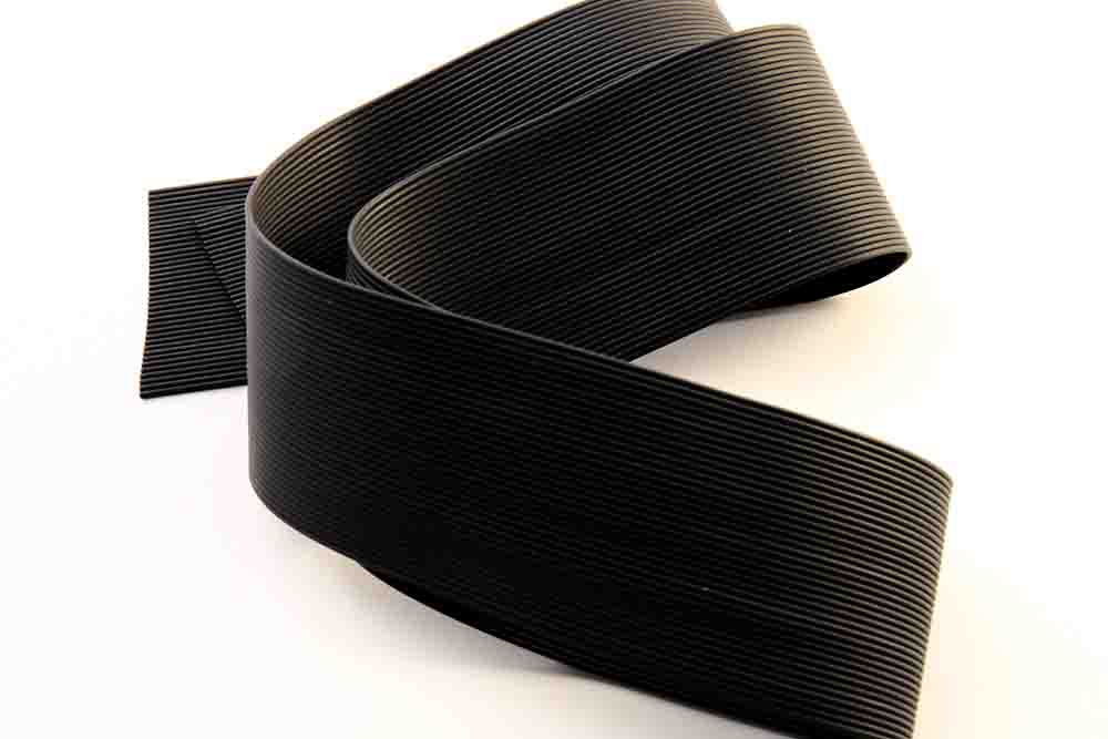 Round Rubber Legs - Black