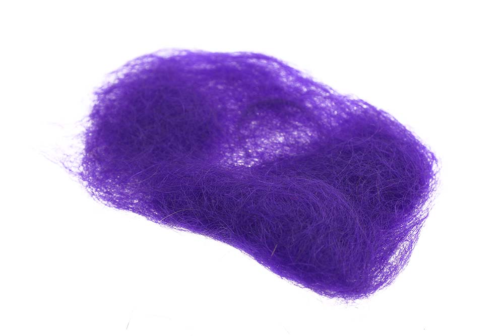 Angora Goat Dubbing - Purple
