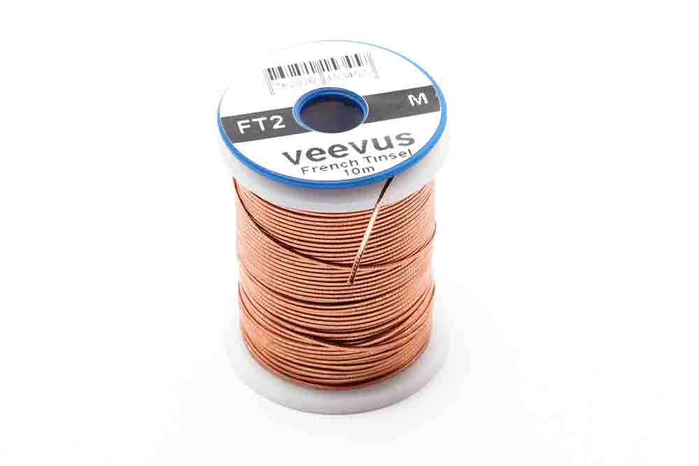 Veevus French Oval Tinsel - Copper