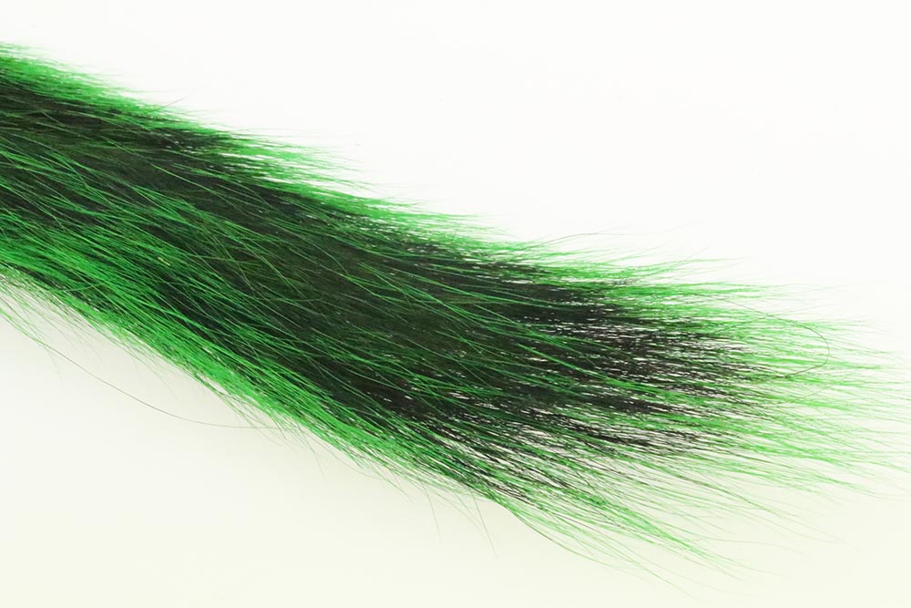 Silver Tip Squirrel Tail  - Green