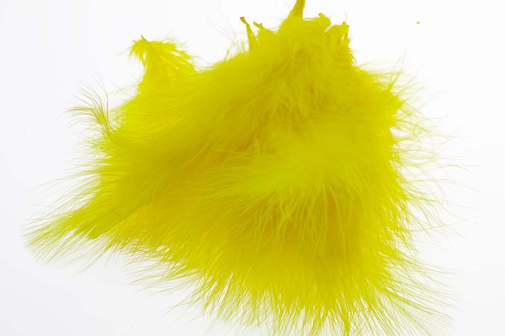 Select Marabou Plumes - Yellow