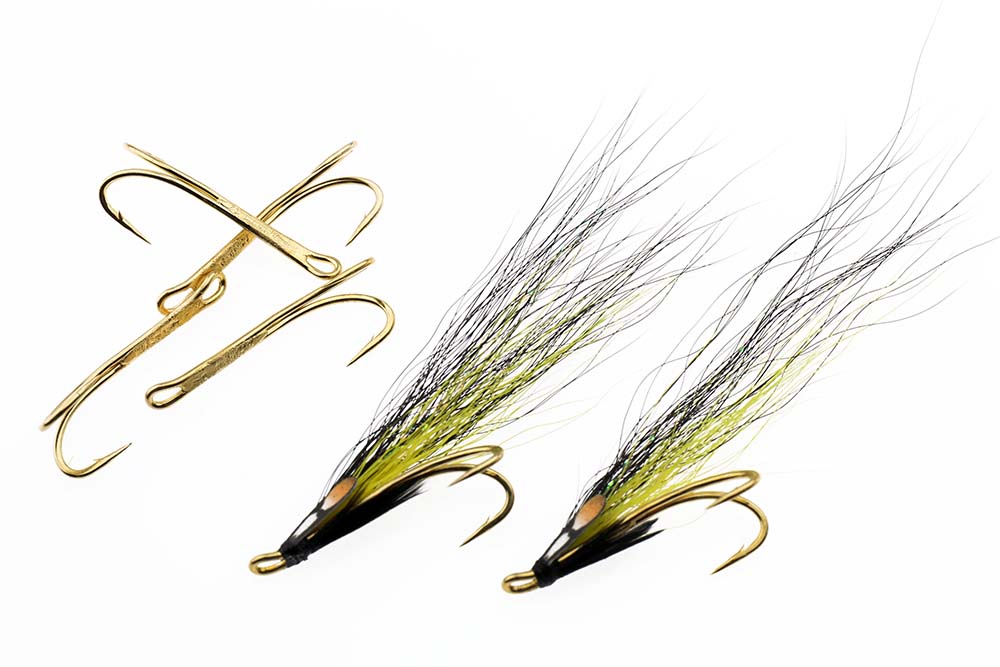 Materialesæt til laksefluen Golden Killer på krog