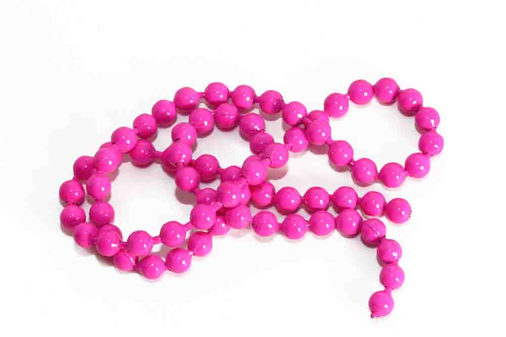 Beadchain Eyes Fl. Pink - (M)