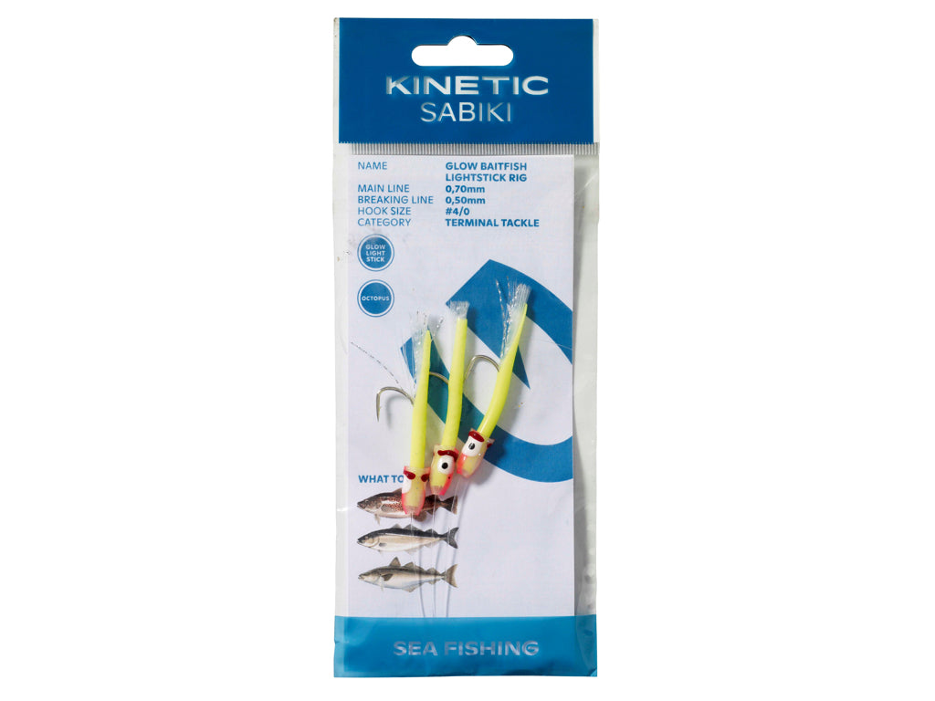 Kinetic Sabiki Glow Baitfish Lightstick #4/0