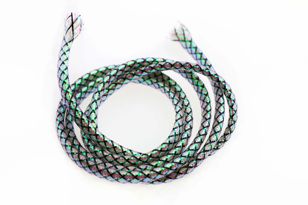 Minnow Body Mylar Tubing - Blacktone (M)