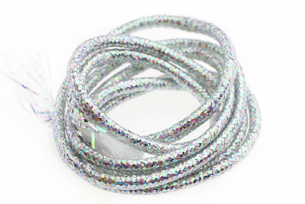 Mylar Tubing - Holo Silver