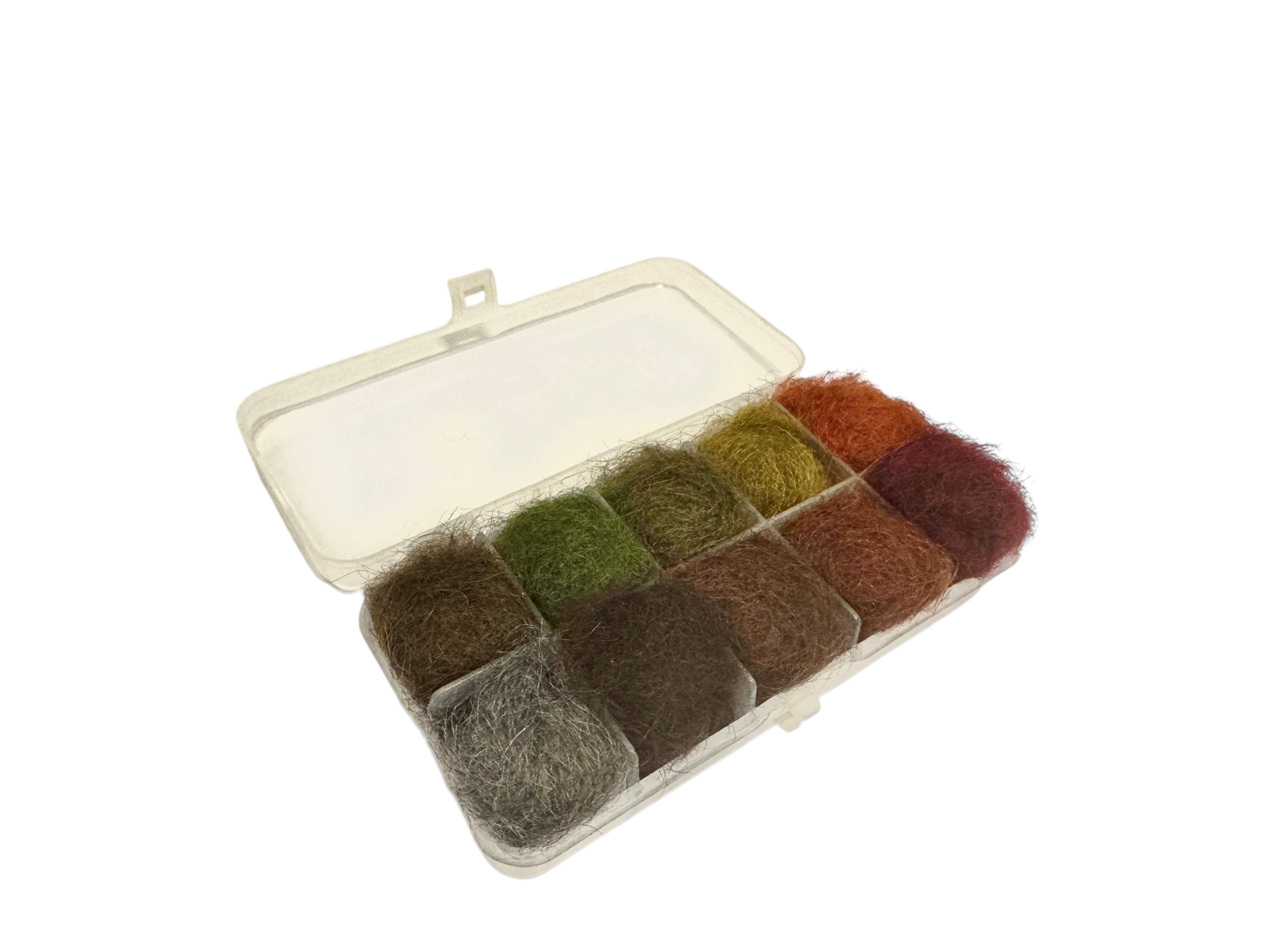Nymph Dubbing, Box, Dark Colors