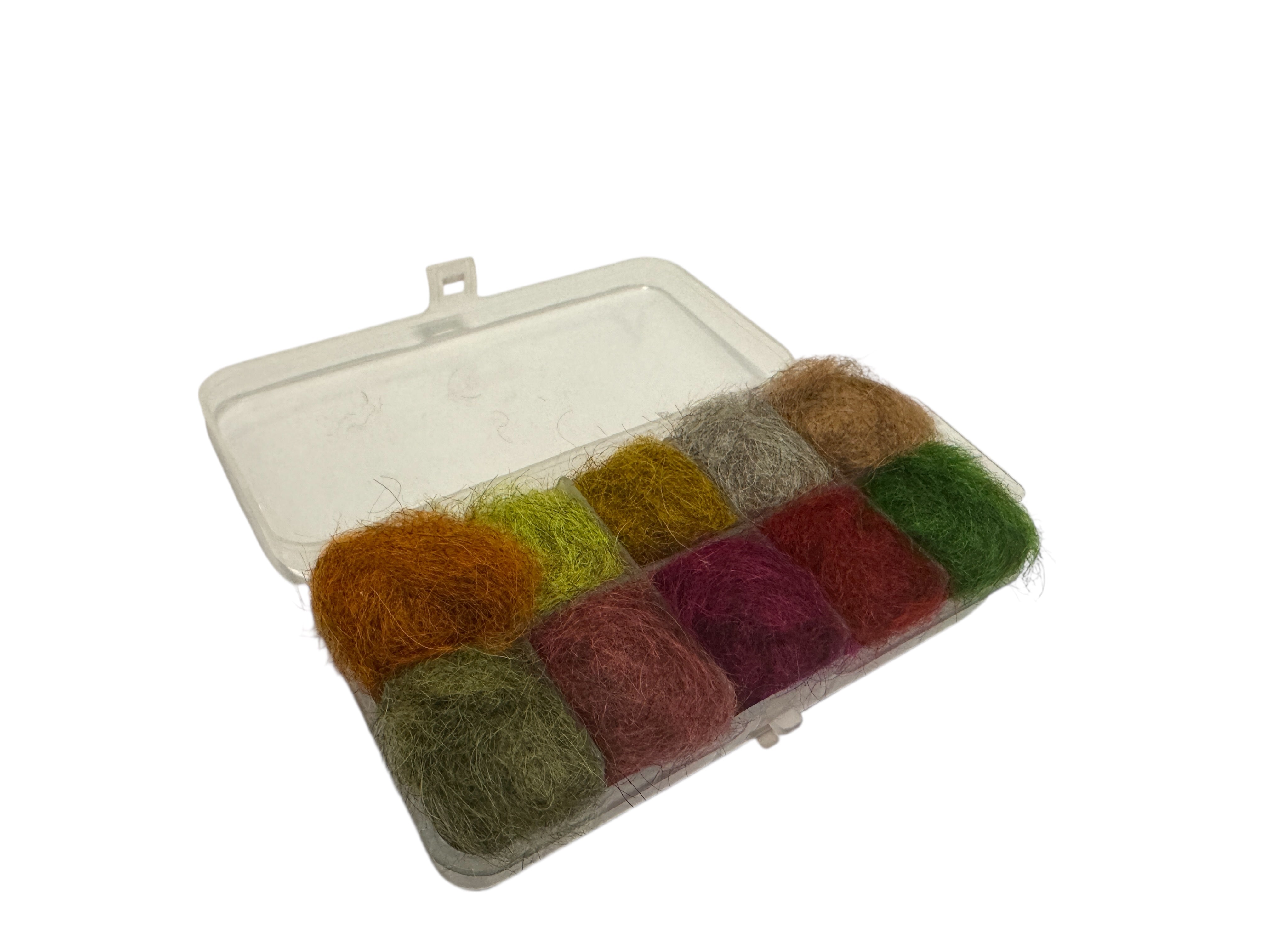 Nymph Dubbing, Box, Bright Colors