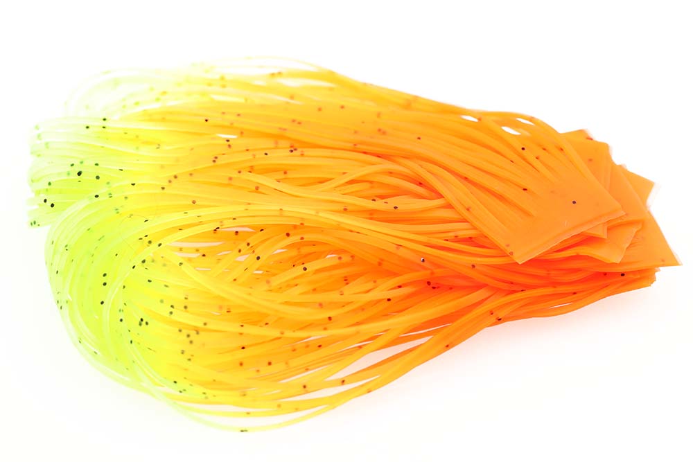 Sili Legs Fire Tip - Chartreuse/Fire Orange