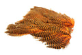 Soft Hackle Patch Grizzly - Orange