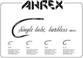 AHREX HR431 Hooks - Tube Single BARBLESS 