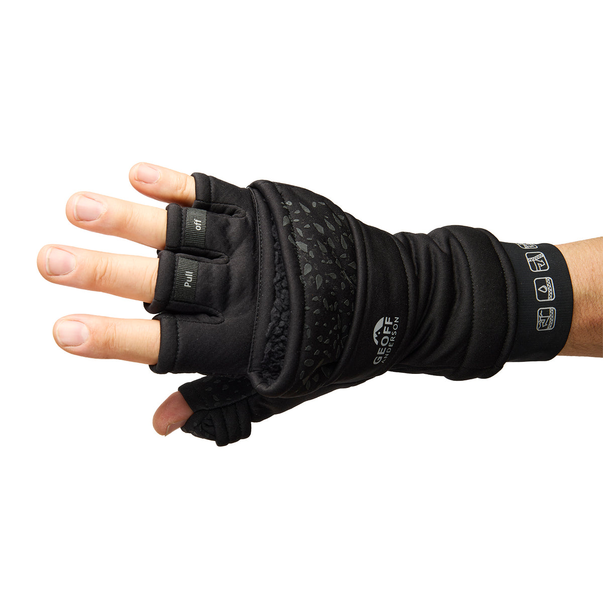 Geoff Wainwright Geoff Anderson Weatherproof Half Finger Mitten – Nordic Anglers