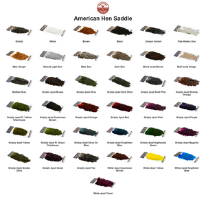 Du tilføjede <b><u>Whiting American Hen Saddle</u></b> til kurven.