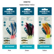 Farveoversigt – Kinetic Sabiki Hokkai 115Cm