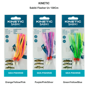 Du tilføjede <b><u>Kinetic Sabiki Flasher Uv 130Cm</u></b> til kurven.