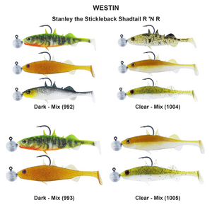Du tilføjede <b><u>Stanley the Stickleback Shadtail R 'N R</u></b> til kurven.