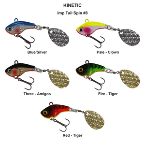 You added <b><u>Kinetic Imp Tail Spin #8</u></b> to basket.