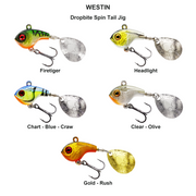 Farveoversigt – Dropbite Spin Tail Jig