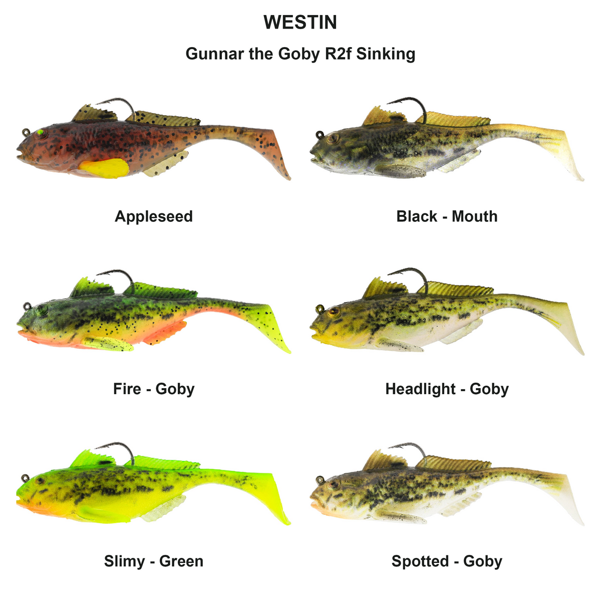 Farveoversigt – Gunnar the Goby R2f Sinking