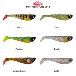 Du tilføjede <b><u>Berkley PowerBait® Pulse Shad</u></b> til kurven.