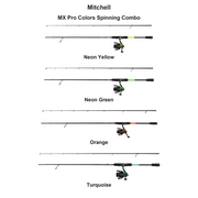Farveoversigt – Mitchell MX Pro Colors Spinning Combo