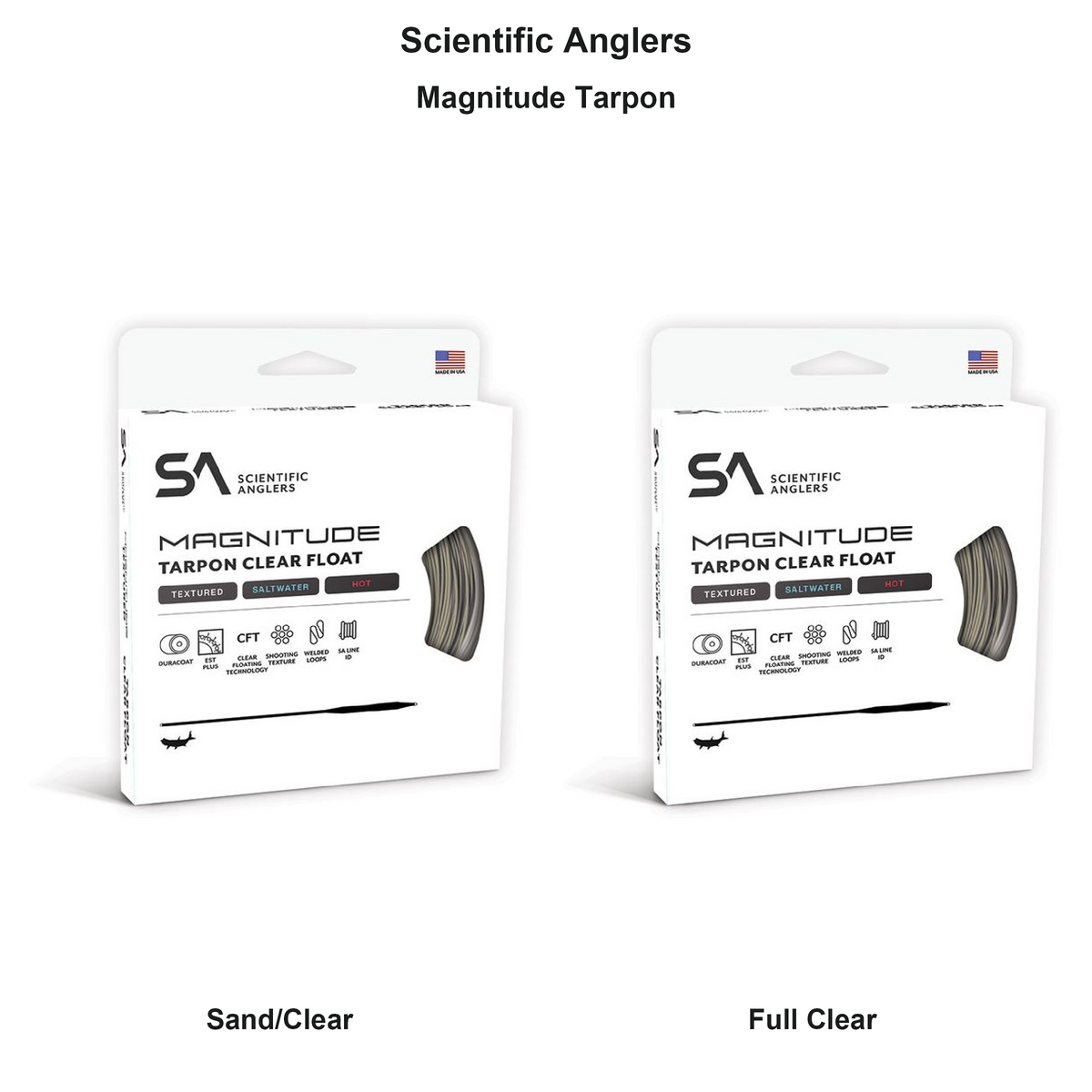 Farveoversigt – Scientific Anglers Magnitude Tarpon