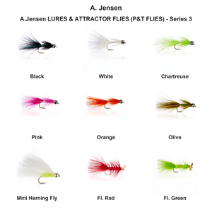 A.Jensen LURES & ATTRACTOR FLIES (P&T FLIES) - Series 3