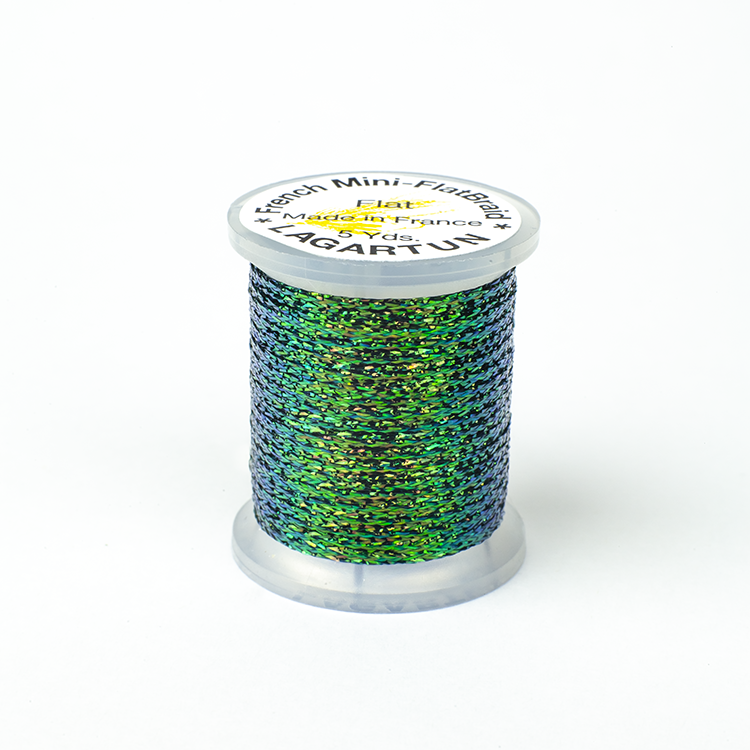 French Mini Flatbraid - Dark Peacock