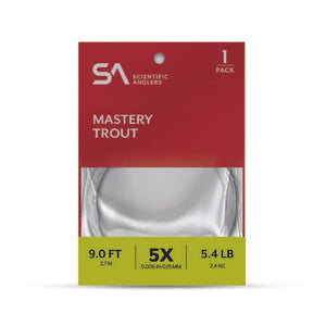 You added <b><u>Scientific Anglers Mastery Trout Leader 7.5'</u></b> to basket.
