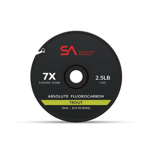 You added <b><u>Scientific Anglers Absolute Fluorocarbon Trout Tippet</u></b> to basket.