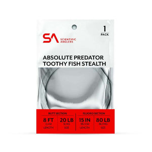 You added <b><u>Scientific Anglers Predator Toothy Fish Stealth Leader</u></b> to basket.