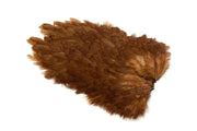 4B Whiting Hen Soft Saddle - White dyed brown
