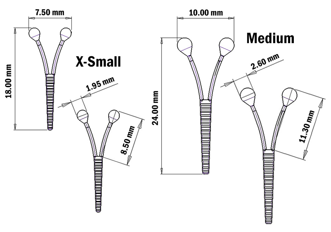 Easy Shrimp Eyes - Transparent Red