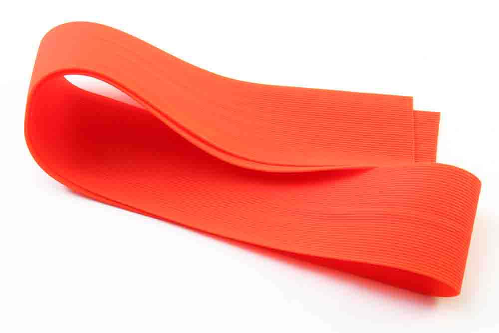 Round Rubber Legs - Fl. Orange