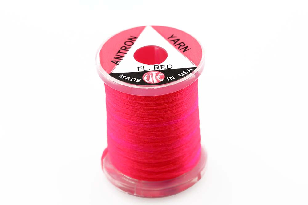 Antron Yarn Spool - Fl. Red