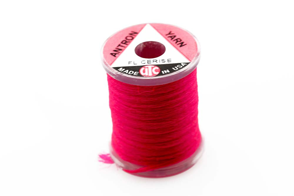 Antron Yarn Spool - Fl. Cerise
