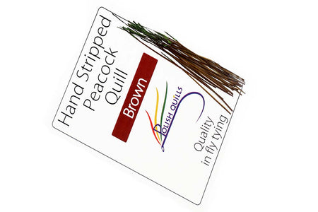 Du tilføjede <b><u>Hand Stripped Peacock Quill - Brown</u></b> til kurven.