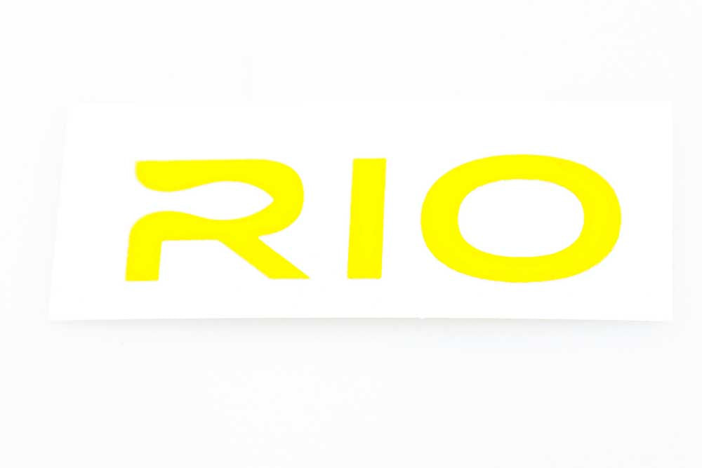 RIO Sticker - Yellow 8 x 3 cm
