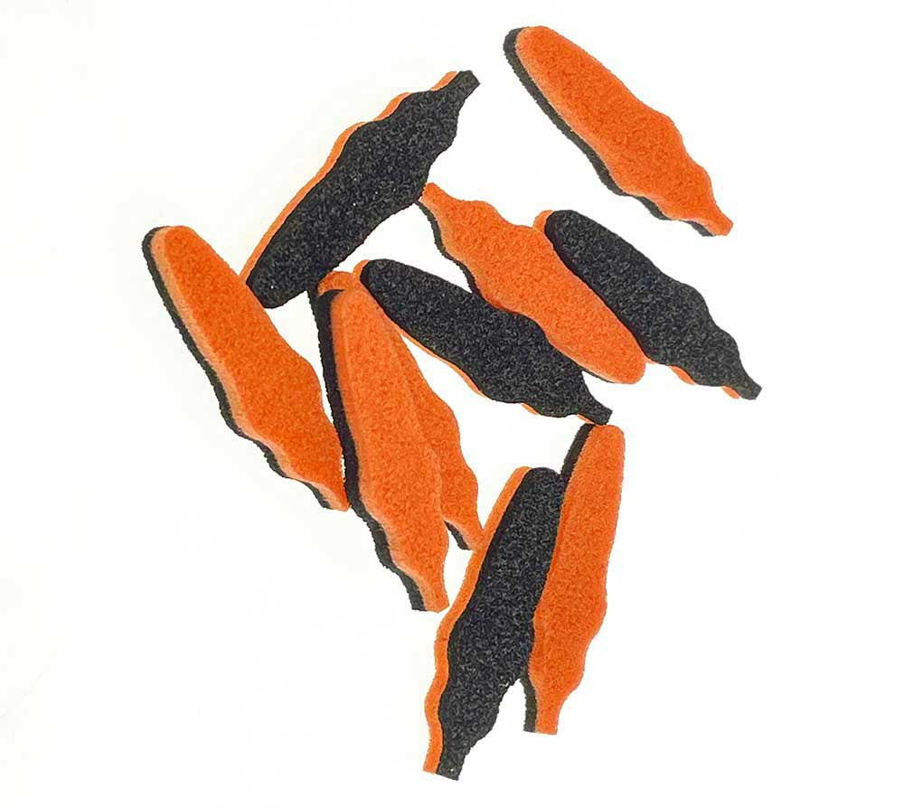 Foam Beetle Body #S - Black/Orange
