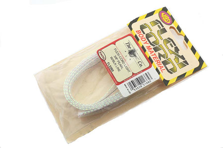 Du tilføjede <b><u>Flexi cord - Pearl w. black line ( 3/8 inch 9 mm)</u></b> til kurven.