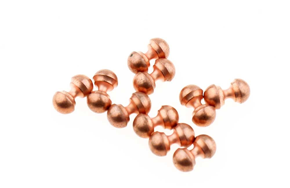 Twin Brass Eyes - Copper