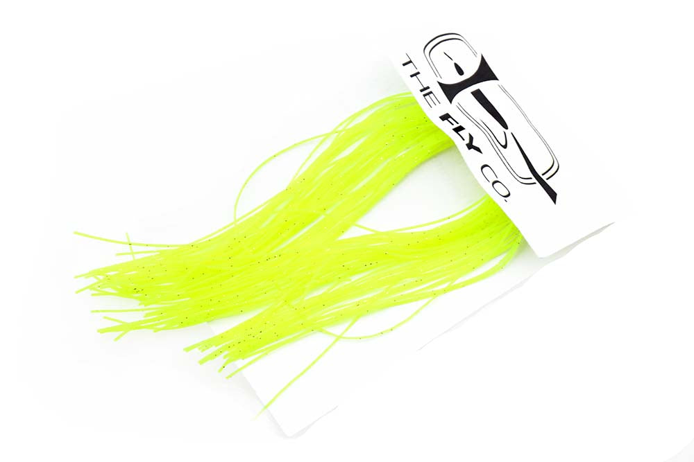 Sili Legs Micro Mini Legs - Chartreuse / Silver Flake