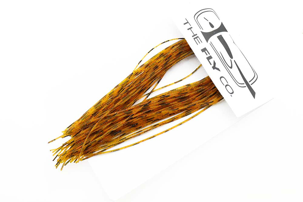 Sili Legs Micro Mini Legs - Barred Black on Orange