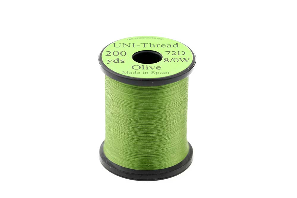 Uni Bindetråd Light Olive Fluebinding Tråd UniThread