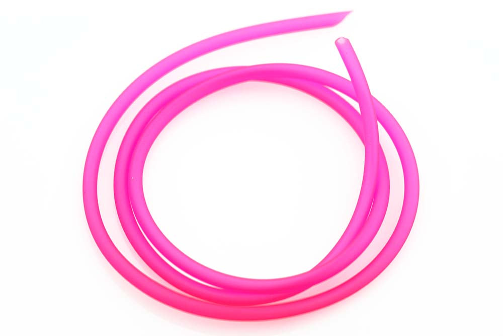 Silicone Tube Tubefly Hookguide - Fluo. Pink