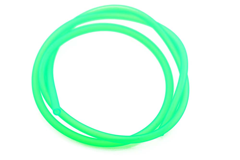 Silicone Tube Tubefly Hookguide - Glow White